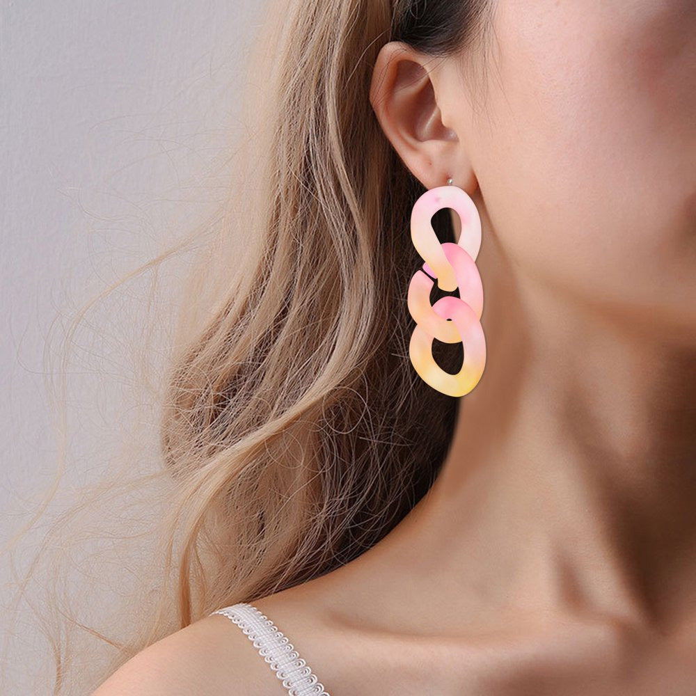 Womens Gold Earrings Color Elegant Retro Temperament Fashion Earrings French Ear