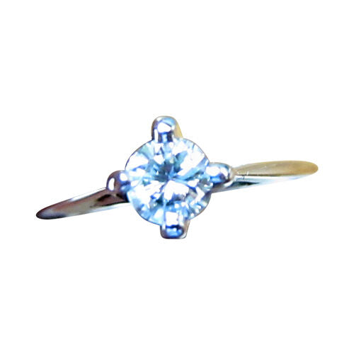 .42 CT CERTIFIED ROUND BRILLIANT SHAPE SET SWIRL 4 PRONG ENGAGEMENT RING