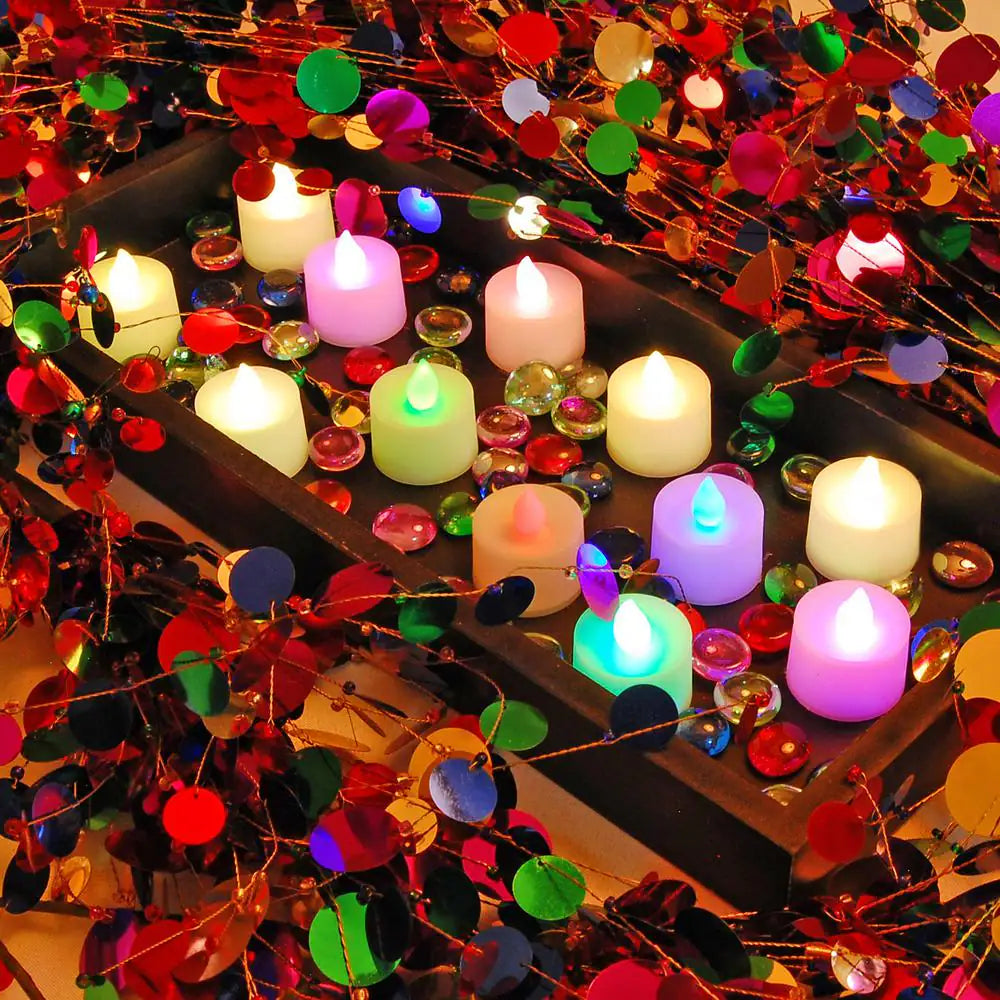 Color-Changing LED Tealights (Box of 12)