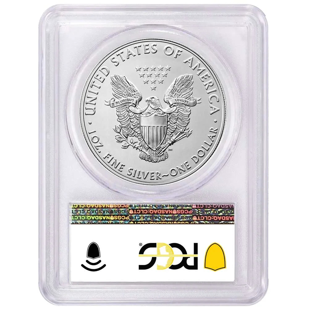 2021 (S) $1 American Silver Eagle PCGS MS70 Emergency Issue FDOI San Francisco Label
