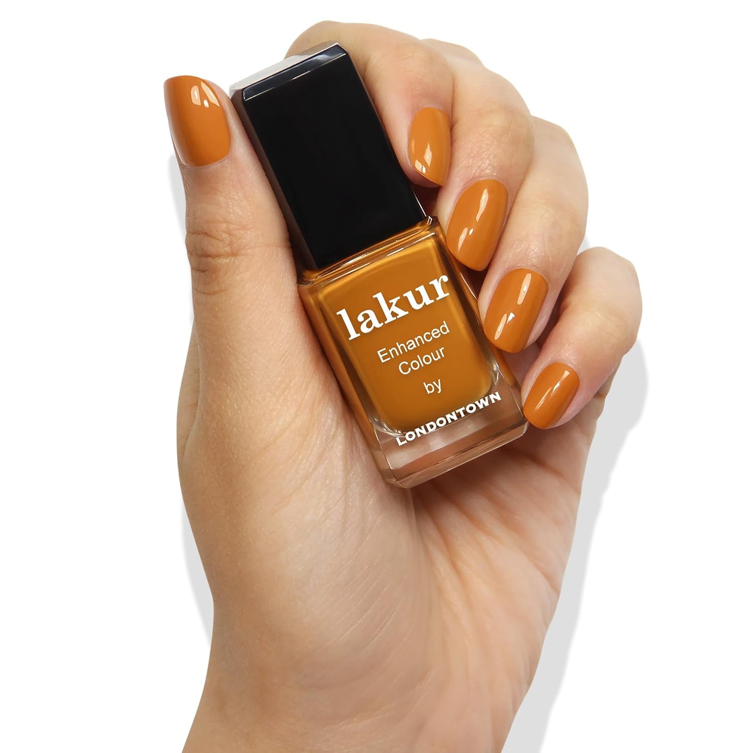 Warm Tones Nail Polish, Lakur, Vegan Chip-Resistant Long-Lasting Nail Lacquer, 40 Fl Oz