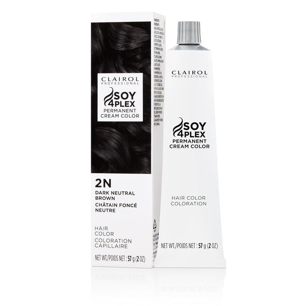 Permanent Crème Hair Color, Dark Hair Dye for Fade Resistant Gray Coverage, 2 Oz | Packaging May Vary