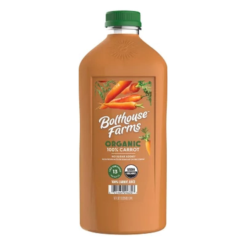 Bolthouse Farms Organic Carrot Juice 52 Oz.