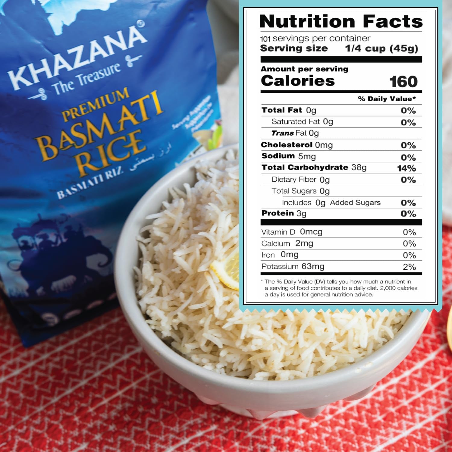 Authentic Premium Basmati Rice by  in 10 Lb Bag - Aromatic and Flavorful Indian Grain - Non-Gmo, Gluten Free, Kosher, Cholesterol Free