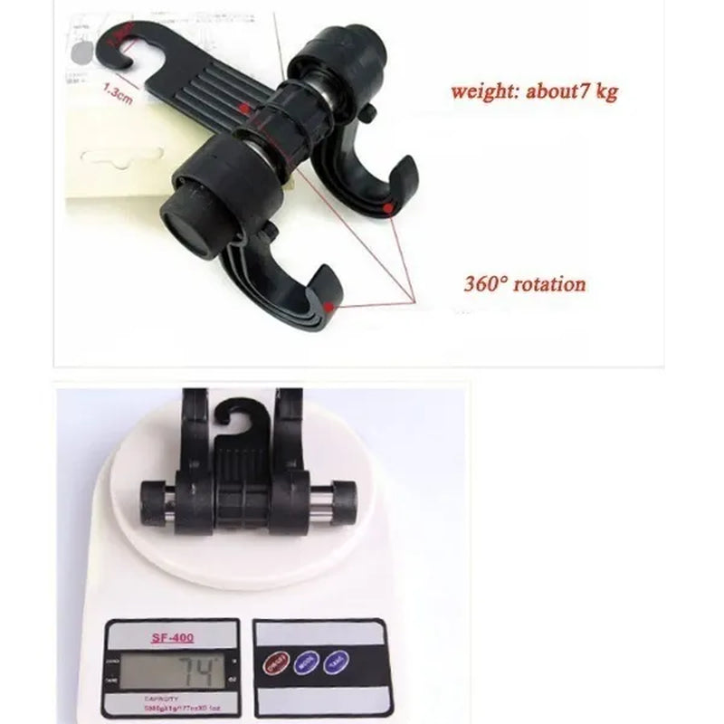 Universal Car Seat Back Storage Hook Sundries Hanger Bag Holder Multifunction Car Hooks Vehicle Storage Organizer