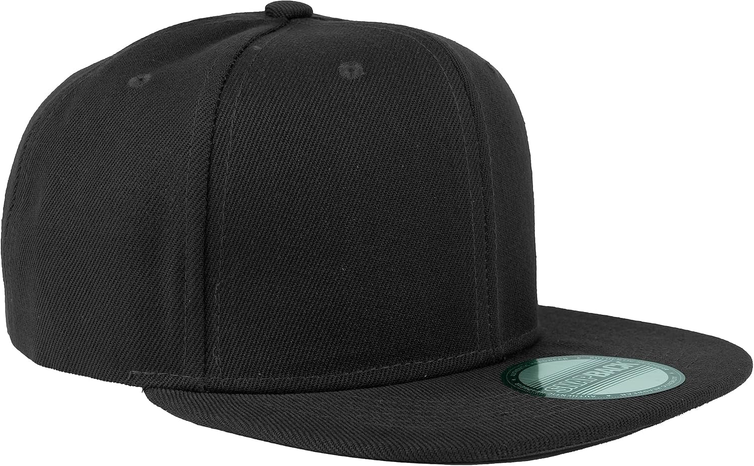 Snapback Hats for Men - Flat Bill Brim Baseball Cap Hat - Plain Blank Adjustable
