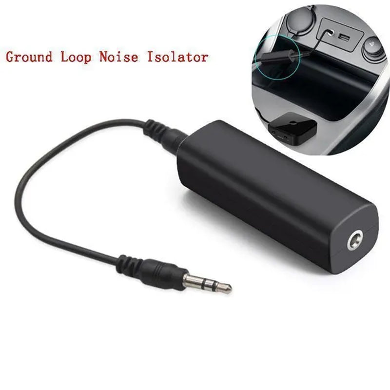 Ground Loop Noise Isolator for Car Audio/Home Stereo System with 3.5Mm Audio Cable (1PC)