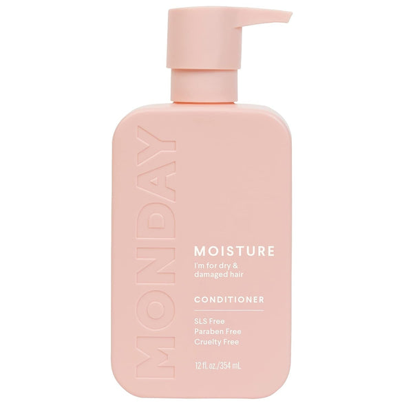 Moisture Conditioner 12Oz for Dry, Coarse, Stressed, Coily and Curly Hair, Made from Coconut Oil, Rice Protein, Shea Butter, & Vitamin E, 100% Recyclable Bottles (350Ml) (10434)