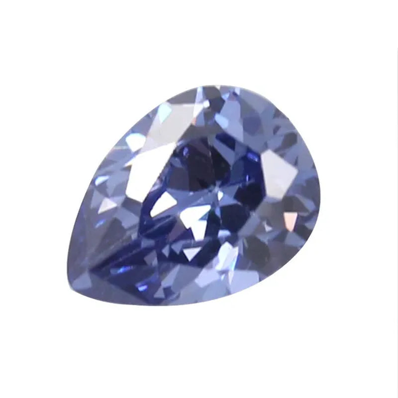 2PC Loose Gemstone Oval Cut Cubic Zirconia Stone Jewelry Production Craft Love Bead Grade VVS 6*8Mm /0.23*0.31Inch