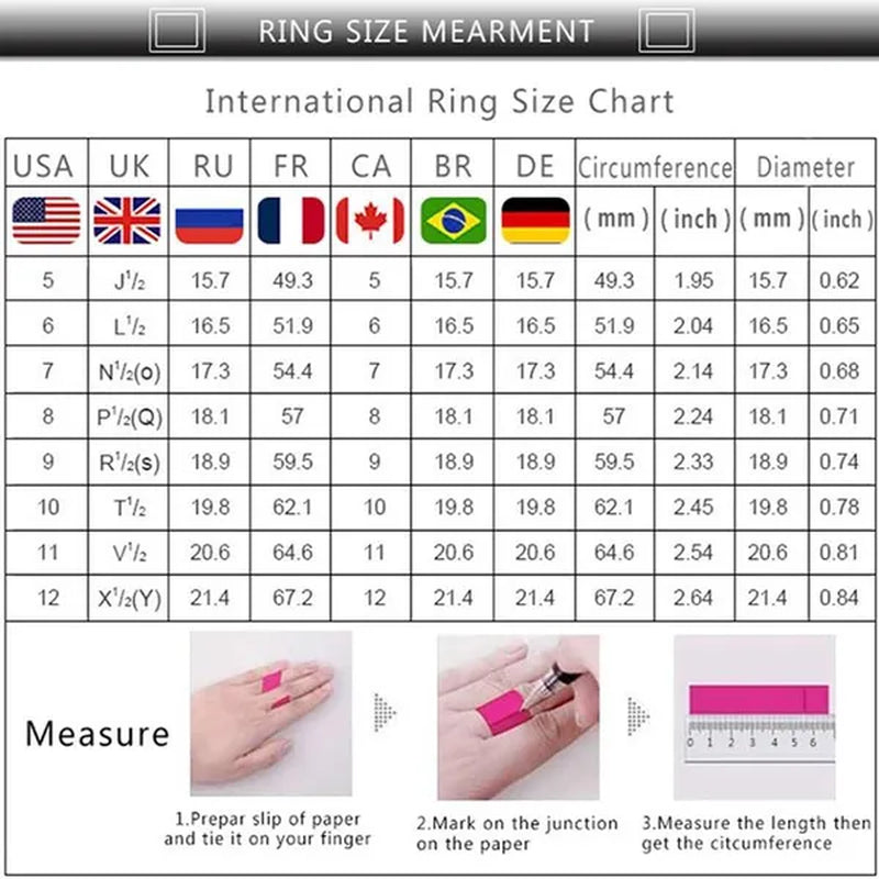 Exquisite 925 Sterling Silver Diamond Rings for Women Bridal Wedding Ring Jewelry Valentine'S Day Proposal Gift