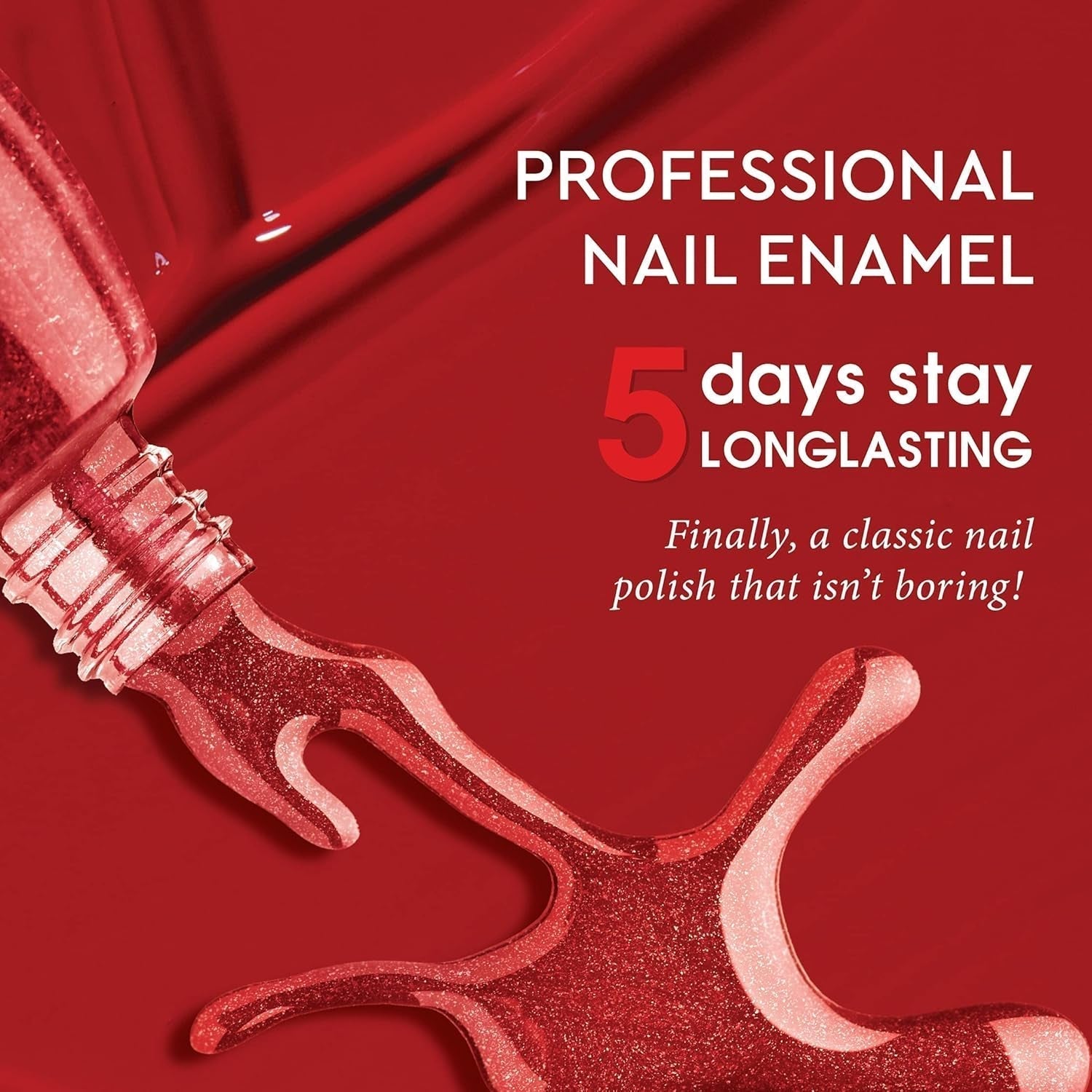 Professional Nail Polish, 0.54 Fl Oz (Blackout)