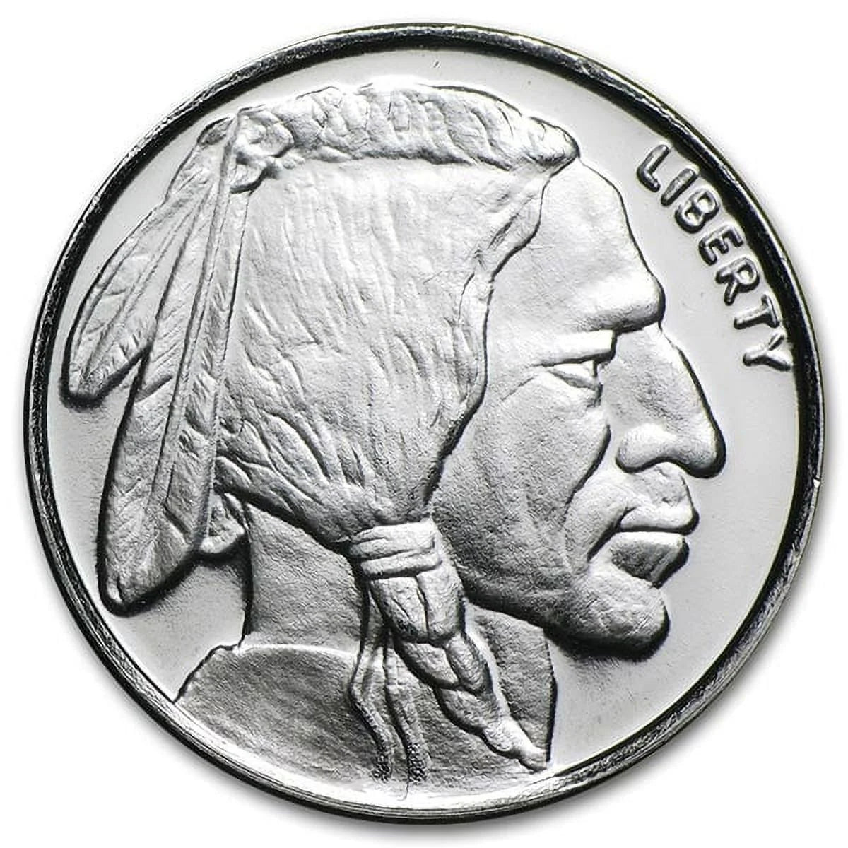 1/4 Oz Buffalo SILVER Round, .999 Pure Masters Coins