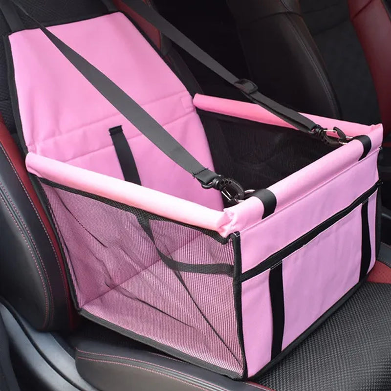 New Waterproof Dog Bag Pet Car Carrier Dog Carry Storage Bag Breathable Net Pet Booster Seat Cover Travel Carrier Bucket Basket 12 Colors