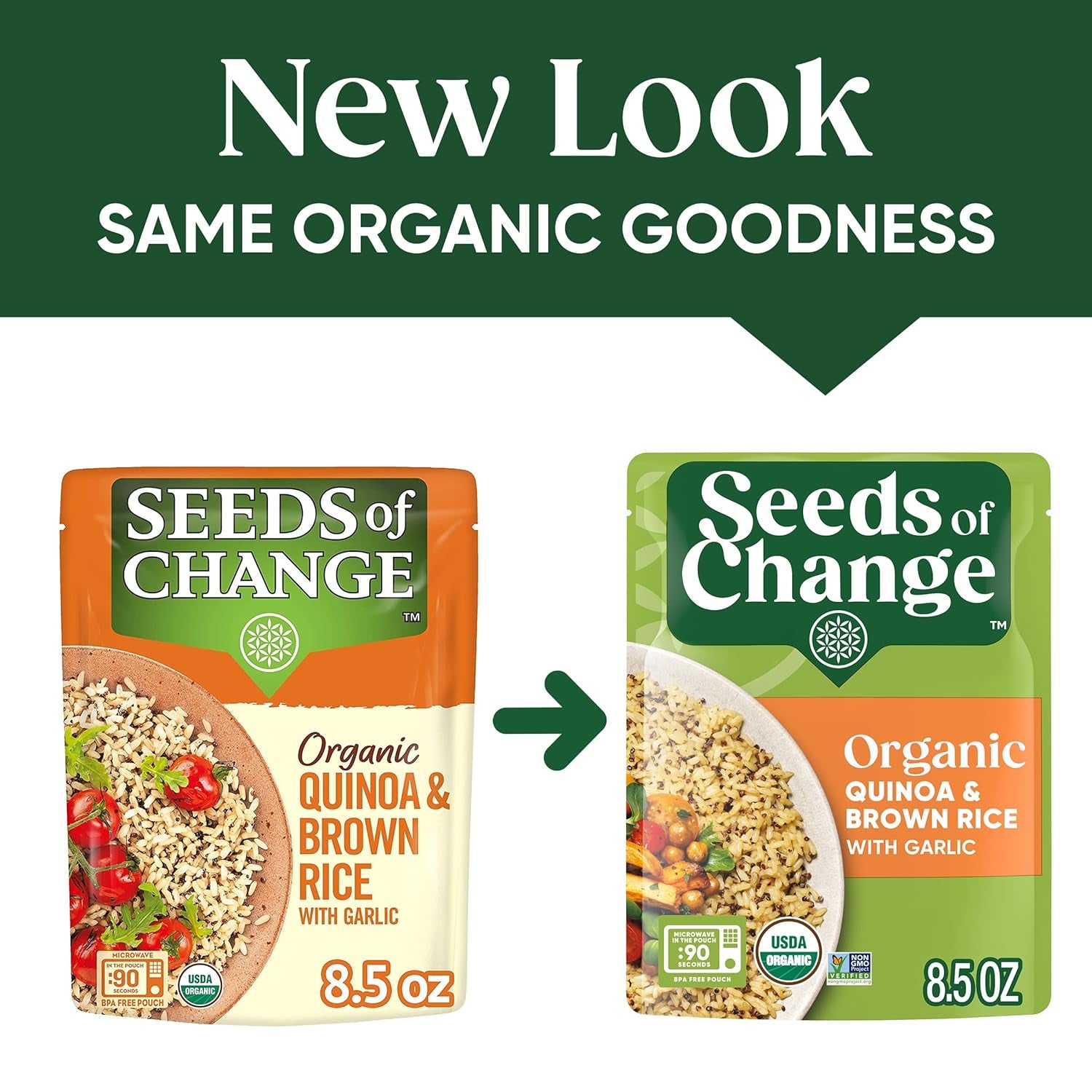 Organic Quinoa & Brown Rice 8.5 Ounce (Pack of 12)