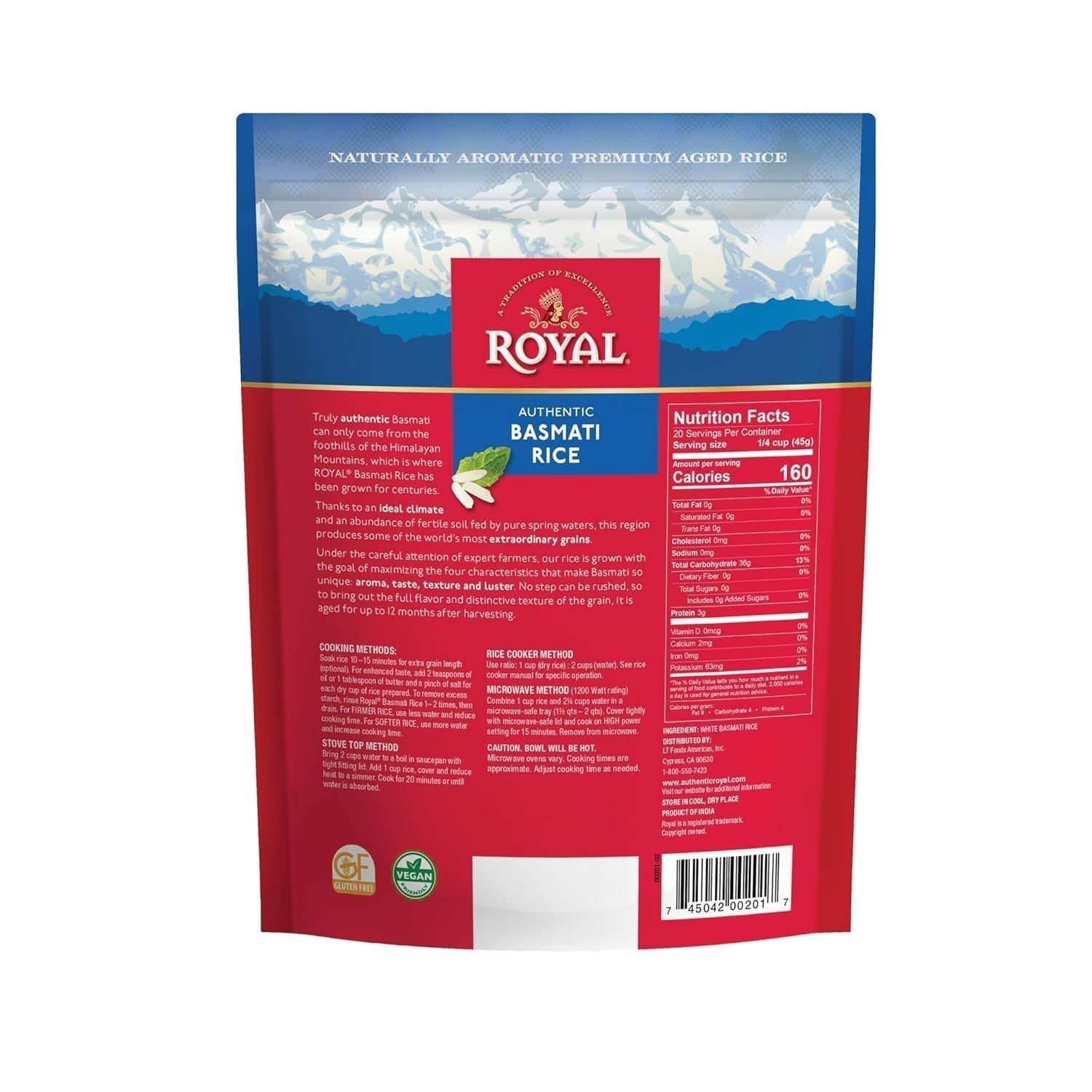 White Basmati Rice, 32 Oz