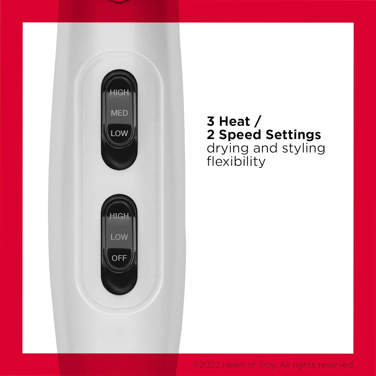 Increase Volume, Decrease Frizz and Damage, Fast Drying, 1875 Watts (White)