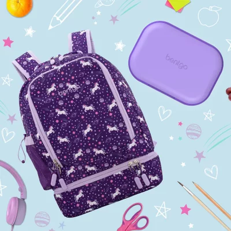 Bentgo 2-In-1 Backpack & Lunch Bag and Bentgo Kids Chill Lunch Box, Choose Color