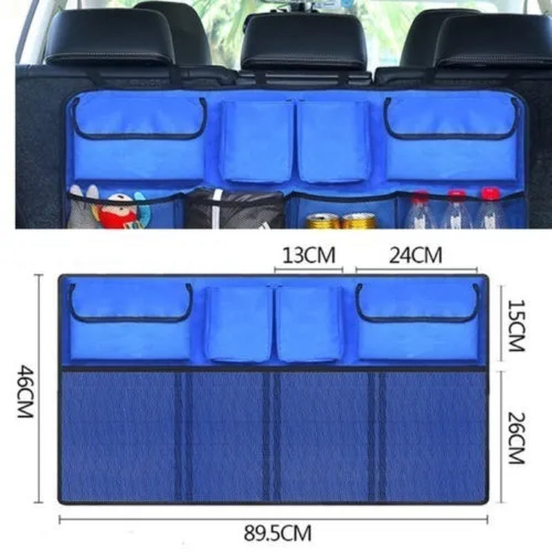 Universal Auto Car Organizer Trunk Back Seat Storage Bag Mesh Net Pocket Bag