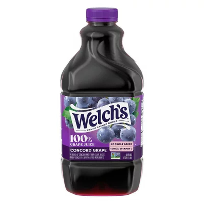 Welch'S 100% Grape Juice 64 Fl. Oz., 2 Pk.