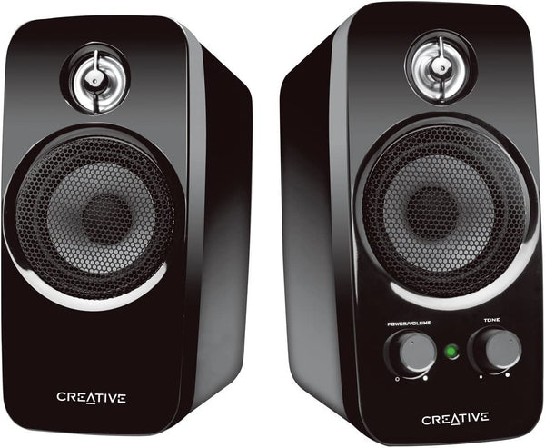 Inspire T10 2.0 Multimedia Speaker System with BasXPort Technology