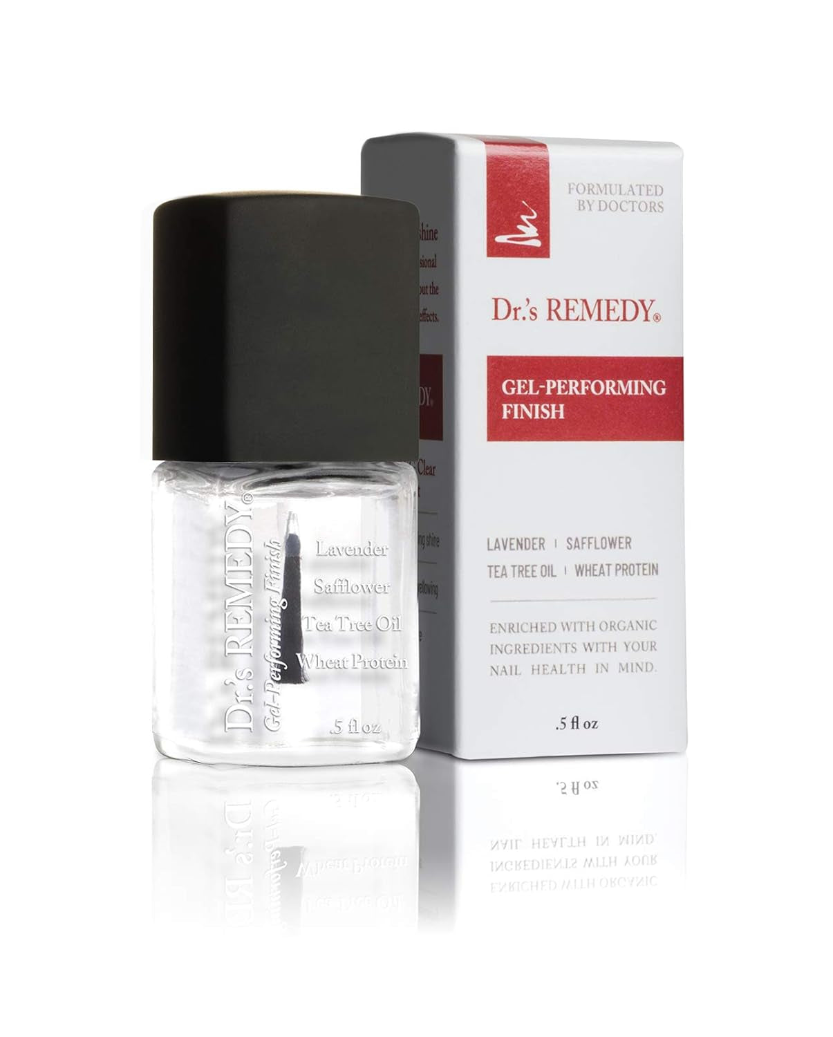 Nail Polish Treatment, Organic All Natural Non Toxic Nail Care and Strengthener - Calming Clear