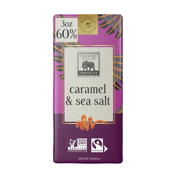, Dark Chocolate Sea Salt Caramel Bar, 3 Oz