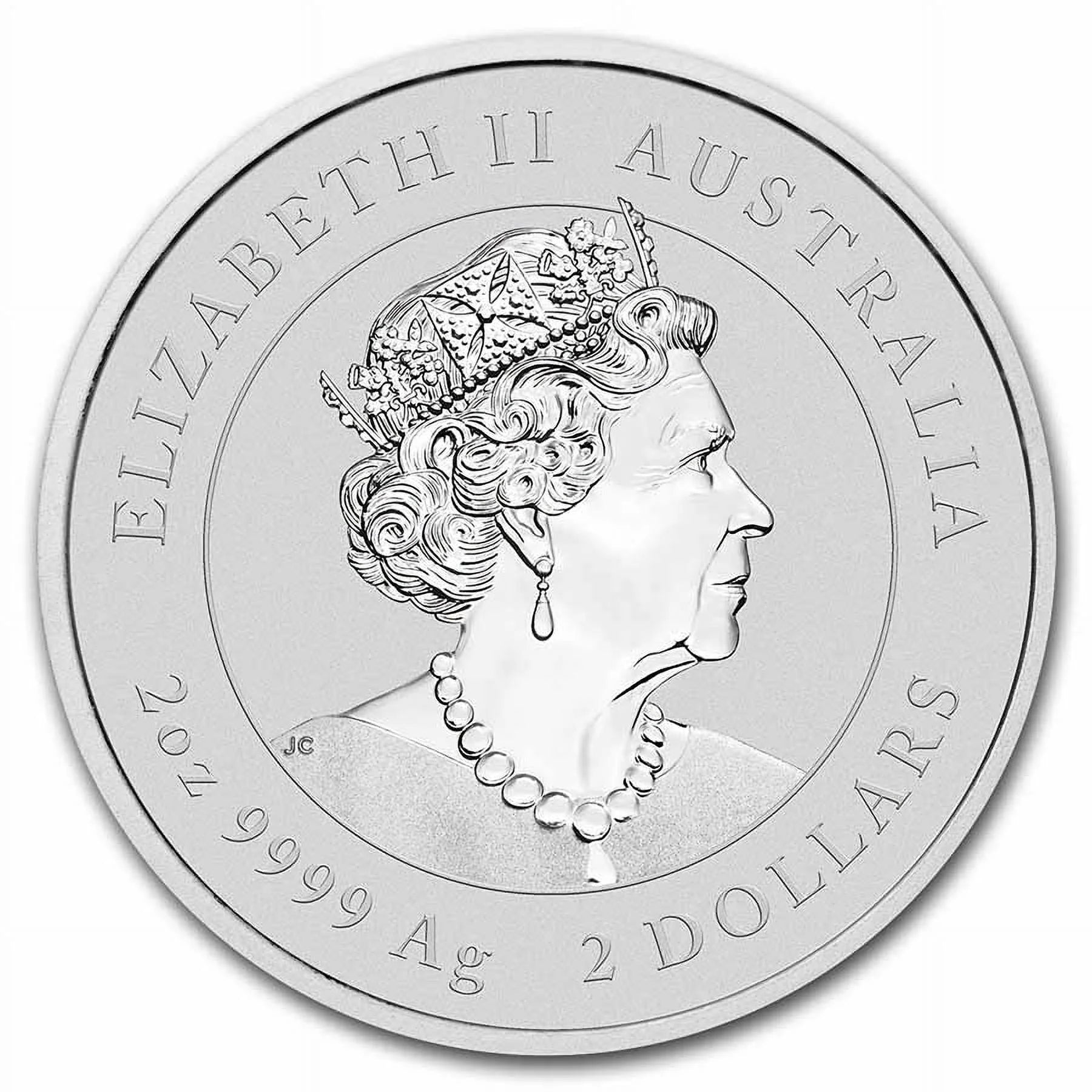 2022 Australia 2 Oz Silver Lunar Tiger MS 70 (First Strike)