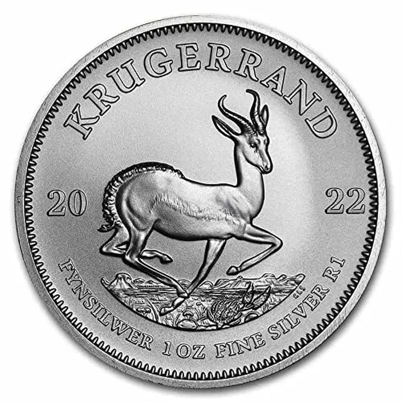 New 2022/2020 South Africa Saudi Africa Krugerrand 1OZ Silver Coin Paul Kruger Token Value Collectible Coins
