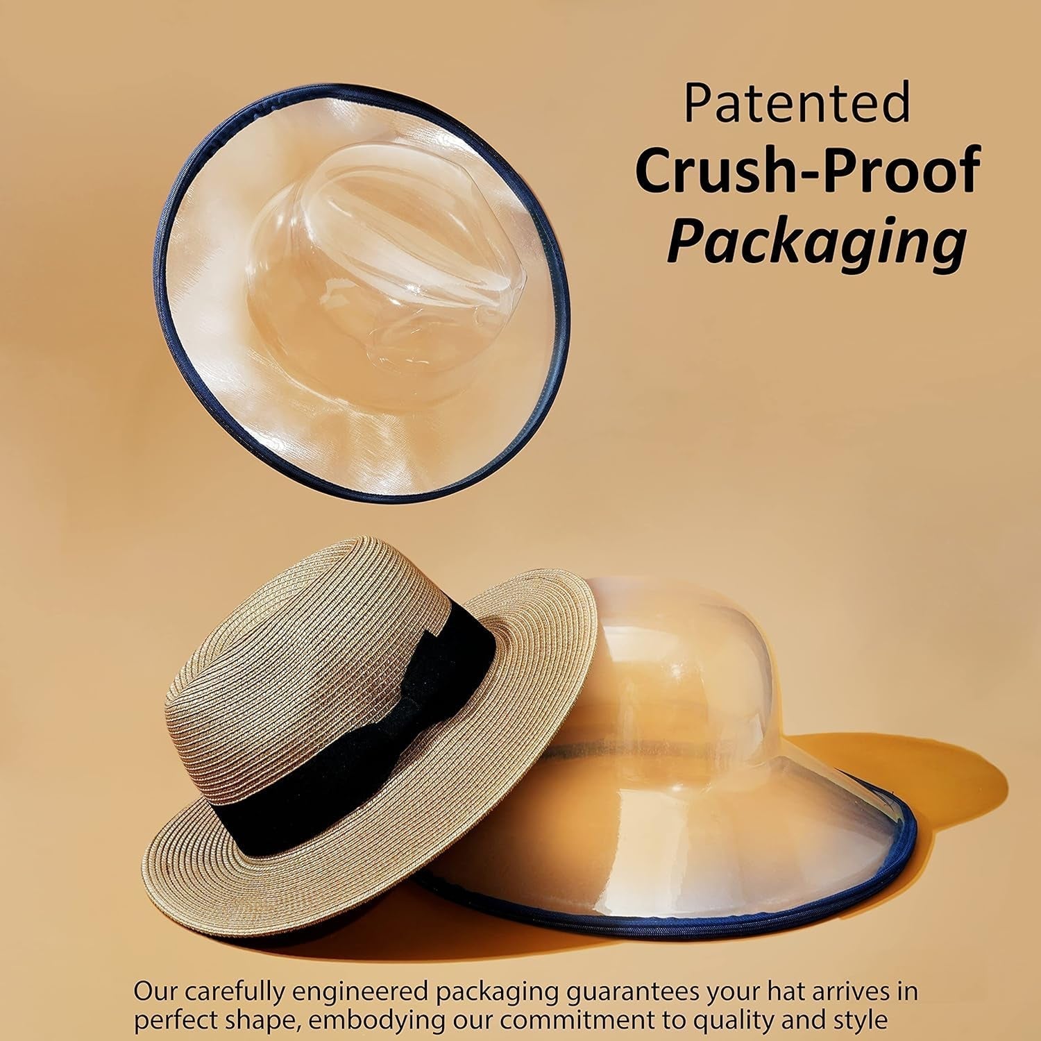 Men'S Kyle Sun Straw Fedora Hat, UPF 50+ Packable Beach Panama Hat for Men