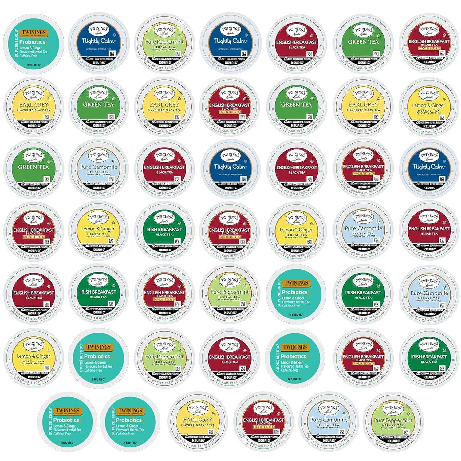 , Twinings K Cups Tea Sampler Box (12 Count) 9 Flavors Variety Sampler Pack for English Black Green Herbal Decaffeinated Tea and more Gift for Tea Lovers Women Men Friends Family