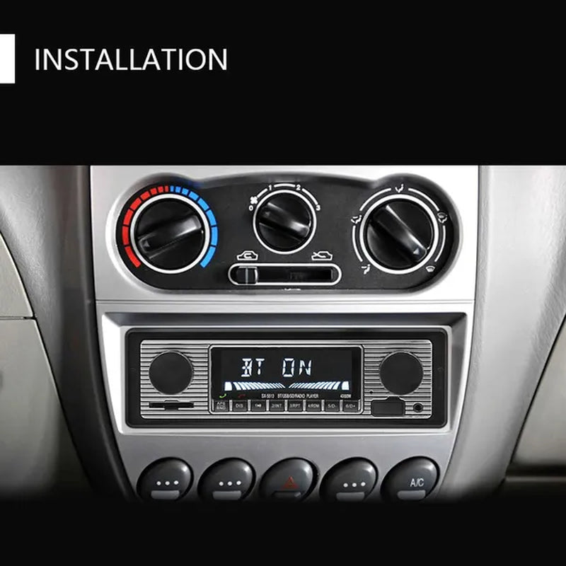 UNITOPSCI 12V Bluetooth Car Radio Player Stereo FM MP3 USB SD AUX Audio Auto Electronics Autoradio 1 DIN Oto Teypleri Radio Para Carro