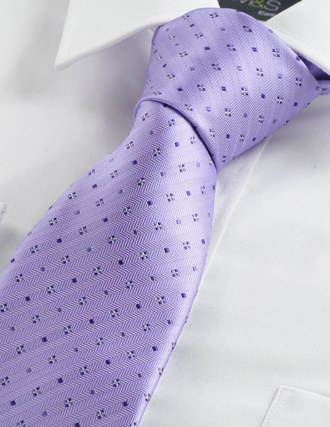 Mens Necktie Polka Dot Ties for Men Classic Dressing Tie