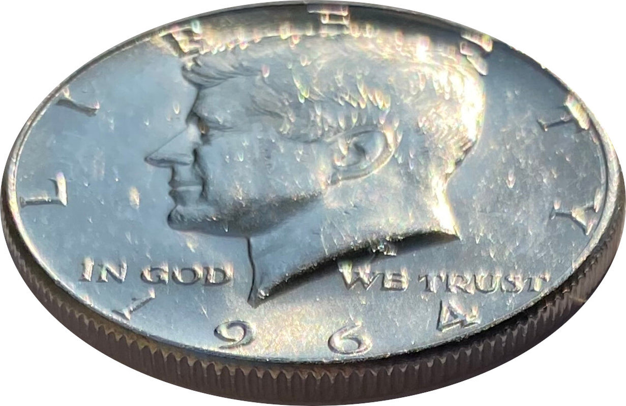 1964 Kennedy Half Dollar 90% SILVER US Mint Coin BU