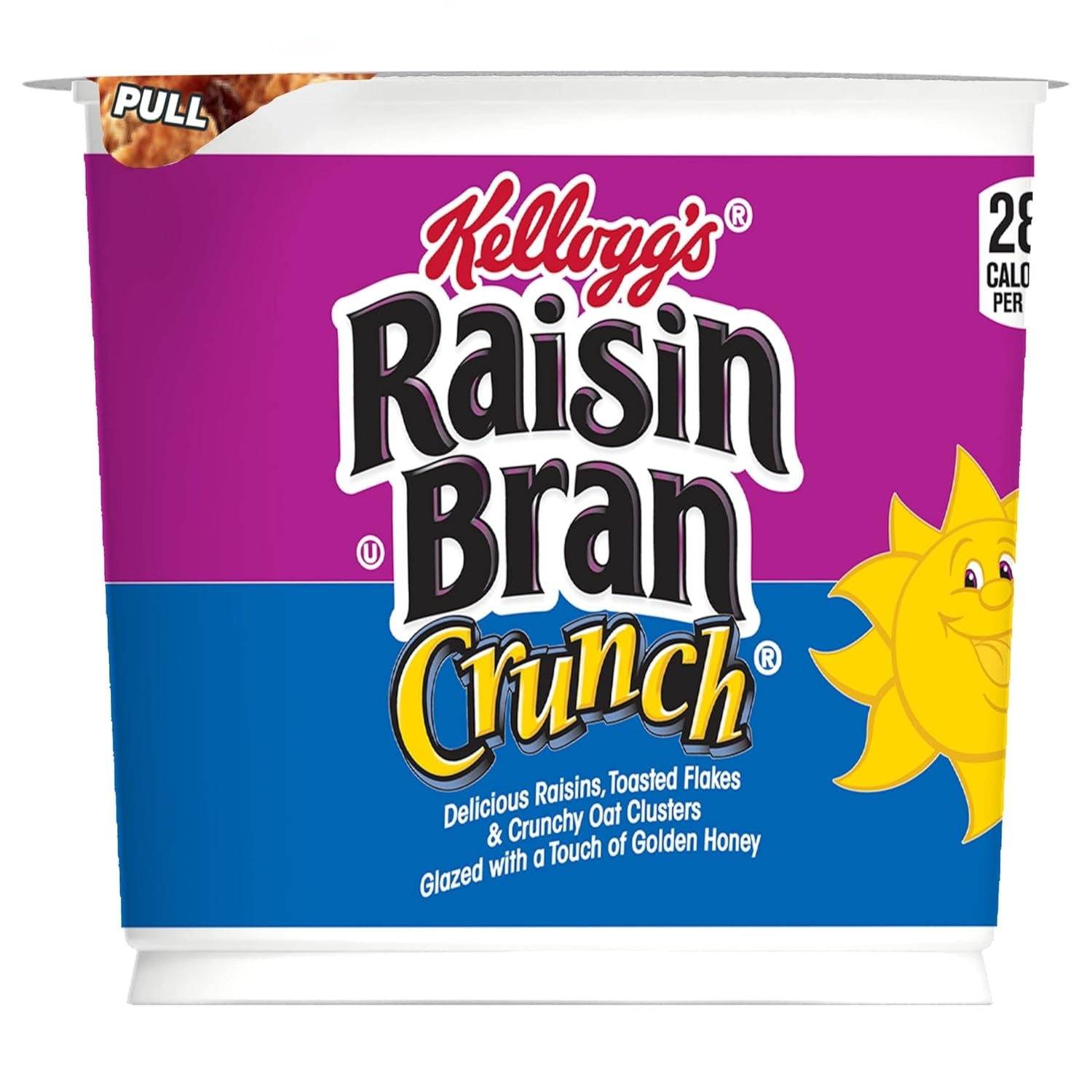Kellogg'S  Crunch Breakfast Cereal Cups, Fiber Cereal, Made with Real Fruit, Original, 33.6Oz Case (12 Cups)