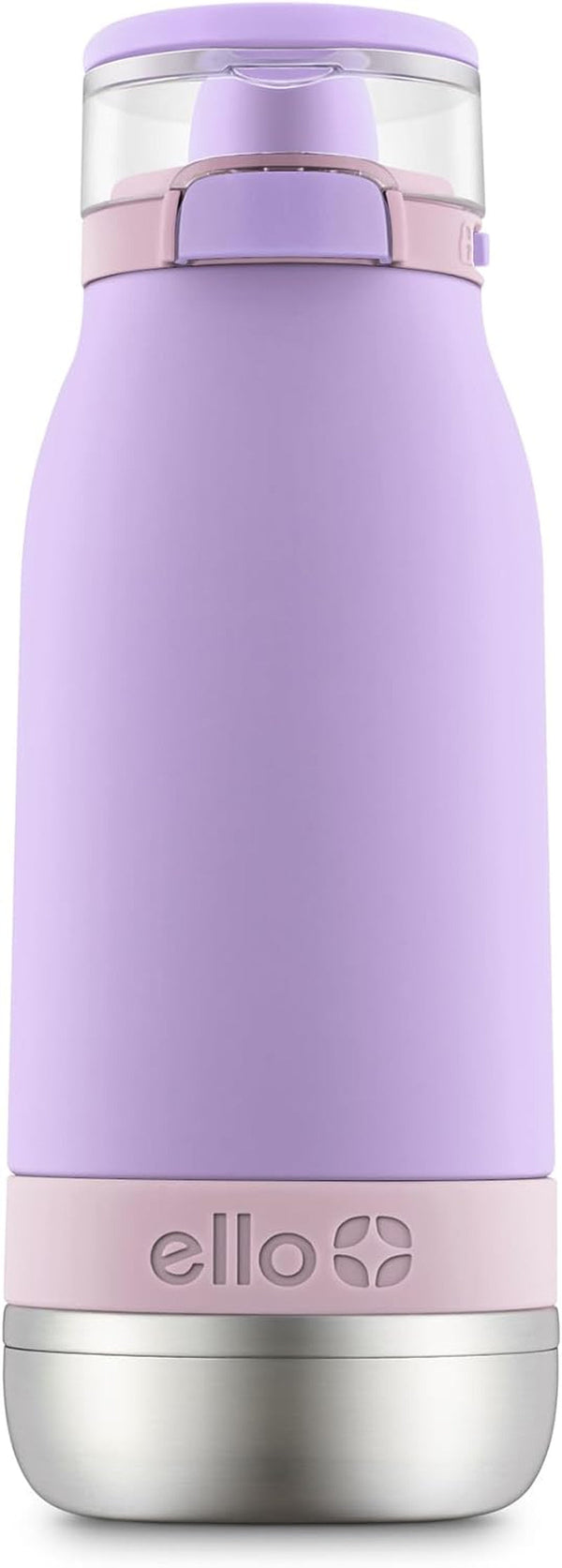 Emma 14Oz Vacuum Insulated Stainless Steel Kids Water Bottle with Straw and Built-In Carrying Handle and Leak-Proof Locking Lid for School Backpack, Lunchbox and Outdoor Sports