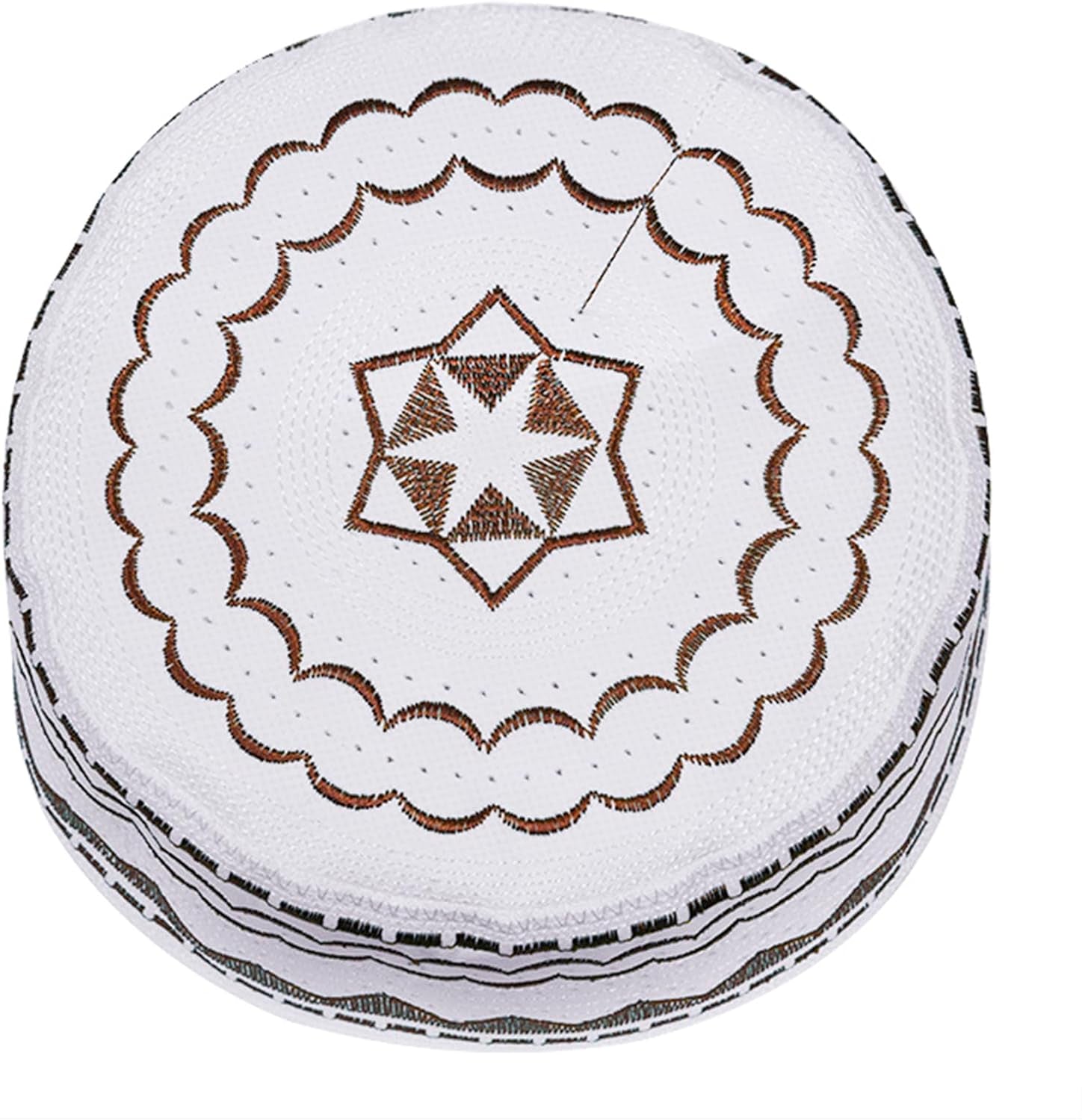 Men Muslim Prayer Kufi Hat Prayer Headwear Cap Islamic Beanie Skull Cap Embroidery Kofia Topi Sun Hat