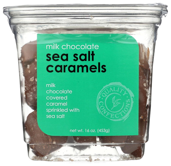 Milk Chocolate Sea Salt Caramels, 16 OZ
