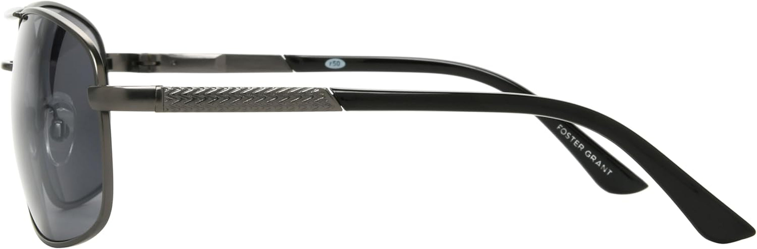 Men'S Oscar Wrap Sunglasses, Gunmetal/Smoke, 64 Mm