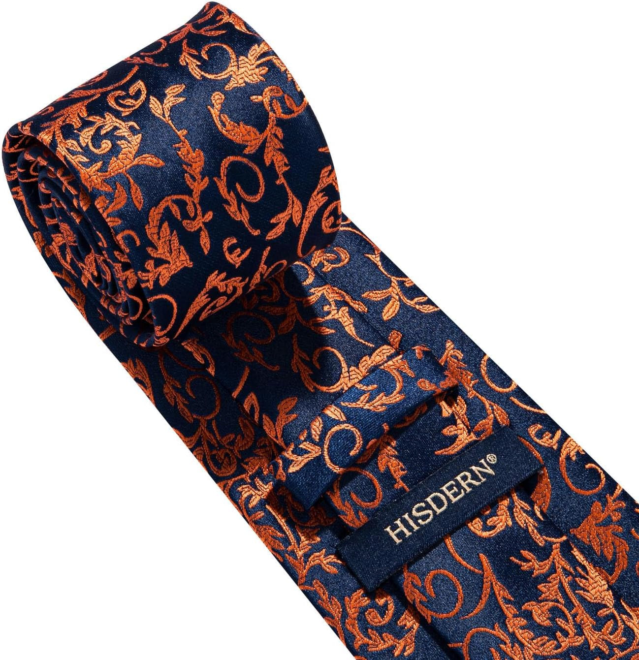 Ties for Men Paisley Floral Tie Handkerchief Classic Woven Business Formal Necktie and Pocket Square Set Wedding