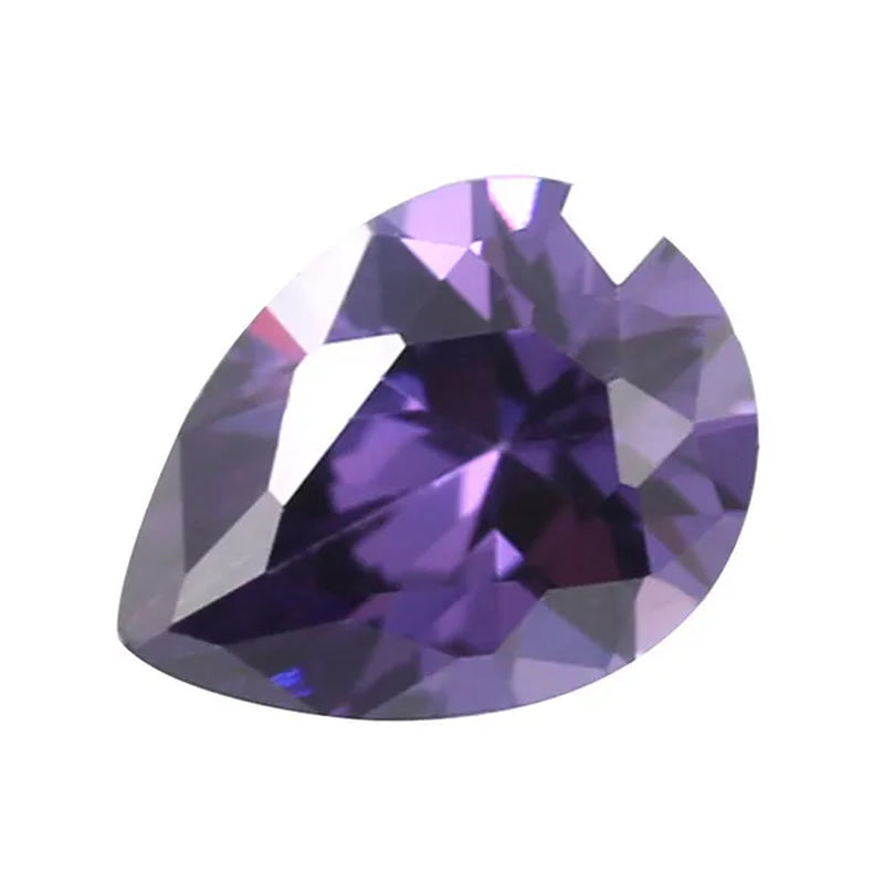 2PC Loose Gemstone Oval Cut Cubic Zirconia Stone Jewelry Production Craft Love Bead Grade VVS 6*8Mm /0.23*0.31Inch