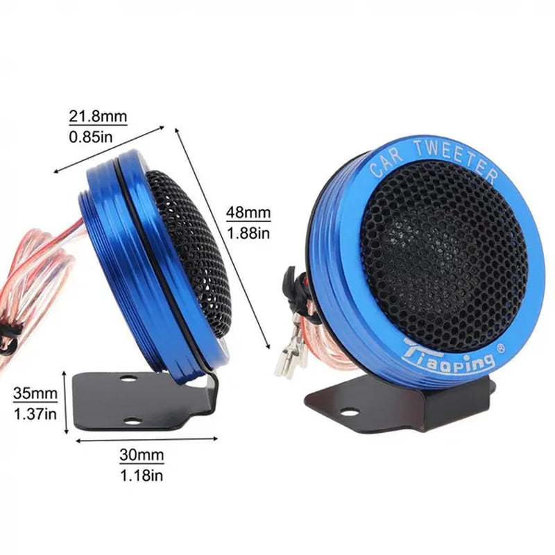 2Pcs 150W Car Silk Dome Tweeter Audio Loudspeaker Car Stereo Treble Speaker for Car