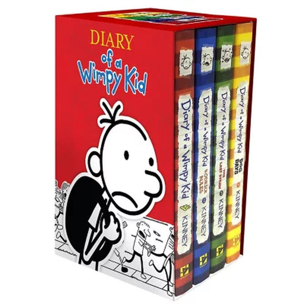 Diary of a Wimpy Kid Books 1-4 Box Set, Hardcover