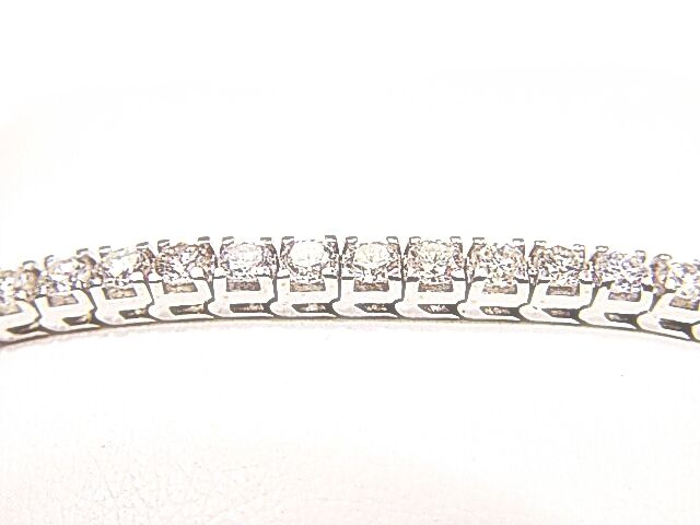 11.80 CT ROUND BRILLIANT CUT DIAMONDS 4 PRONG SETTENNIS BRACELET