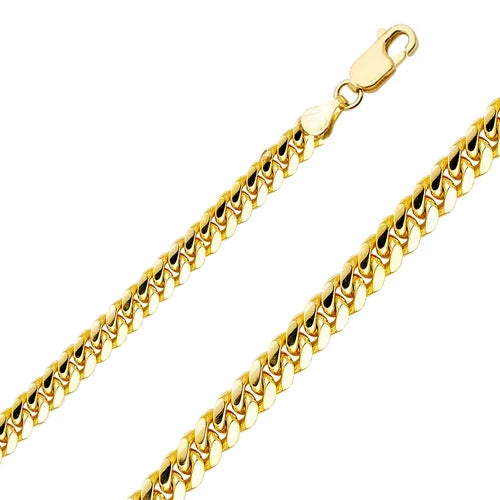 14k Yellow Gold Miami Cuban Chains