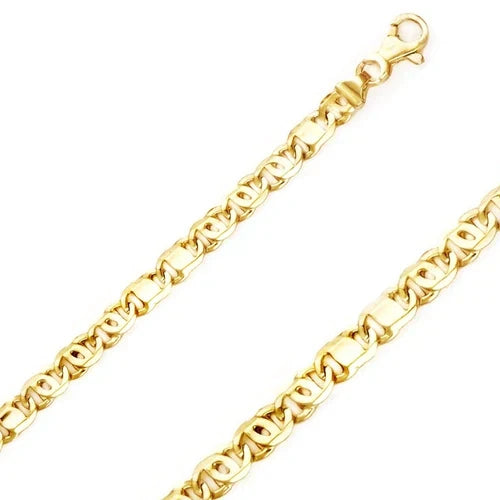 14k Yellow Gold Tiger Eye Chains