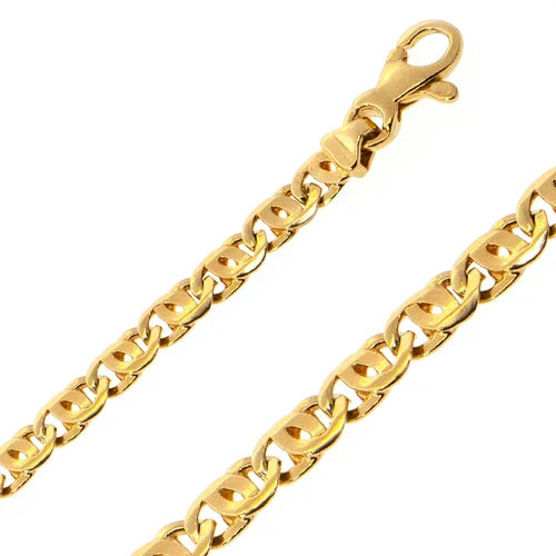 14k Yellow Gold Tiger Eye Chains