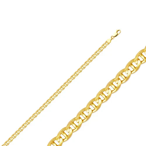 14k Yellow Gold Mariner Chains