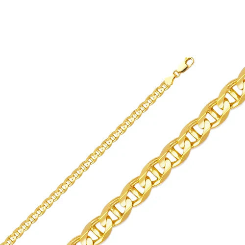 14k Yellow Gold Mariner Chains