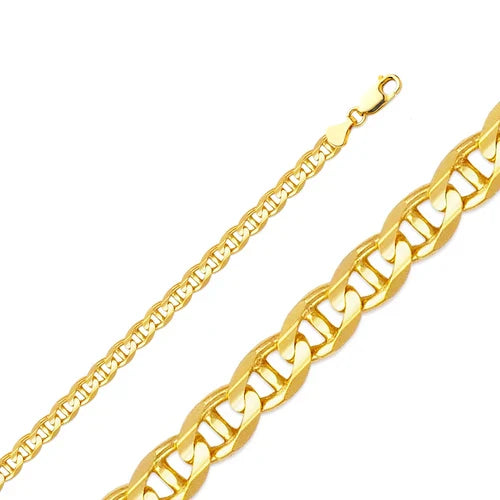 14k Yellow Gold Mariner Chains