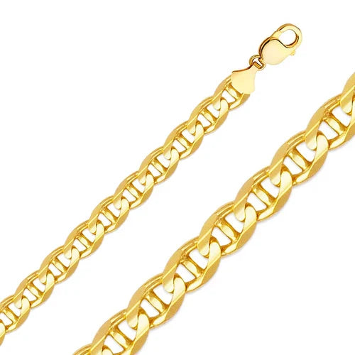 14k Yellow Gold Mariner Chains